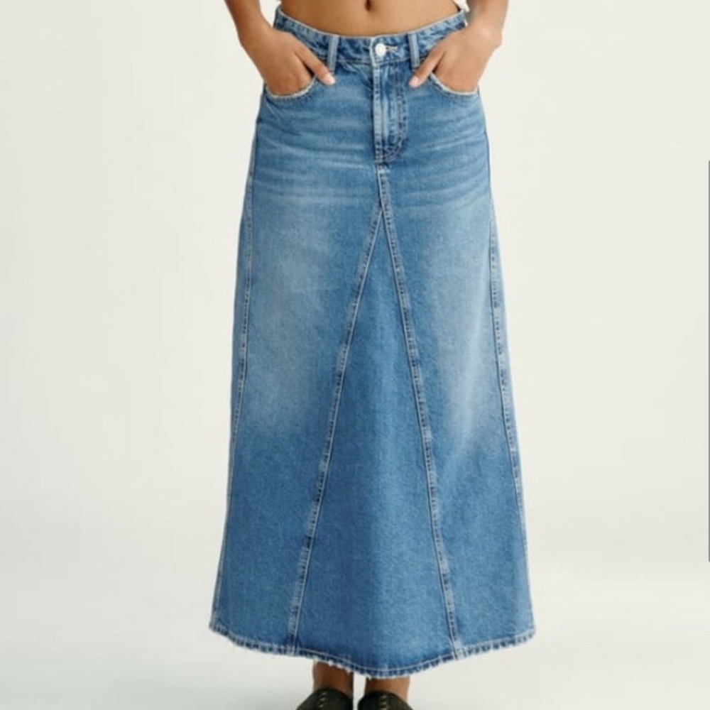 ZARA DENIM SKIRT TRF